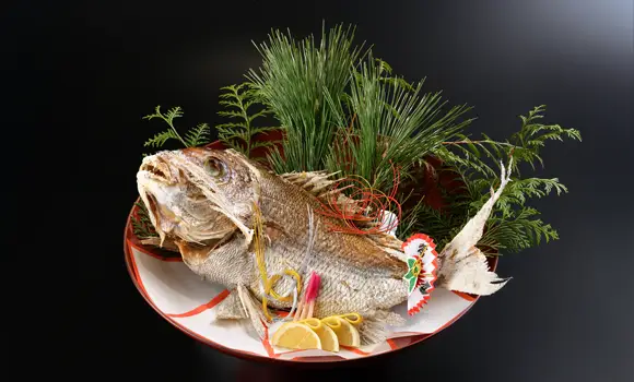 桃鯛の【祝】塩焼き イメージ